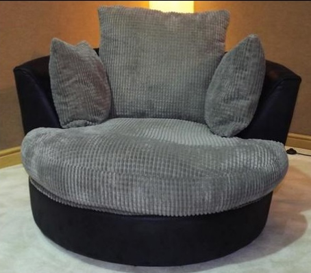 chair swivel grey/black Dino