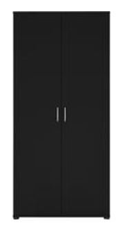 wardrobe Black 2 door