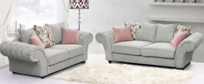 Sofa Roma 3 +2 silver