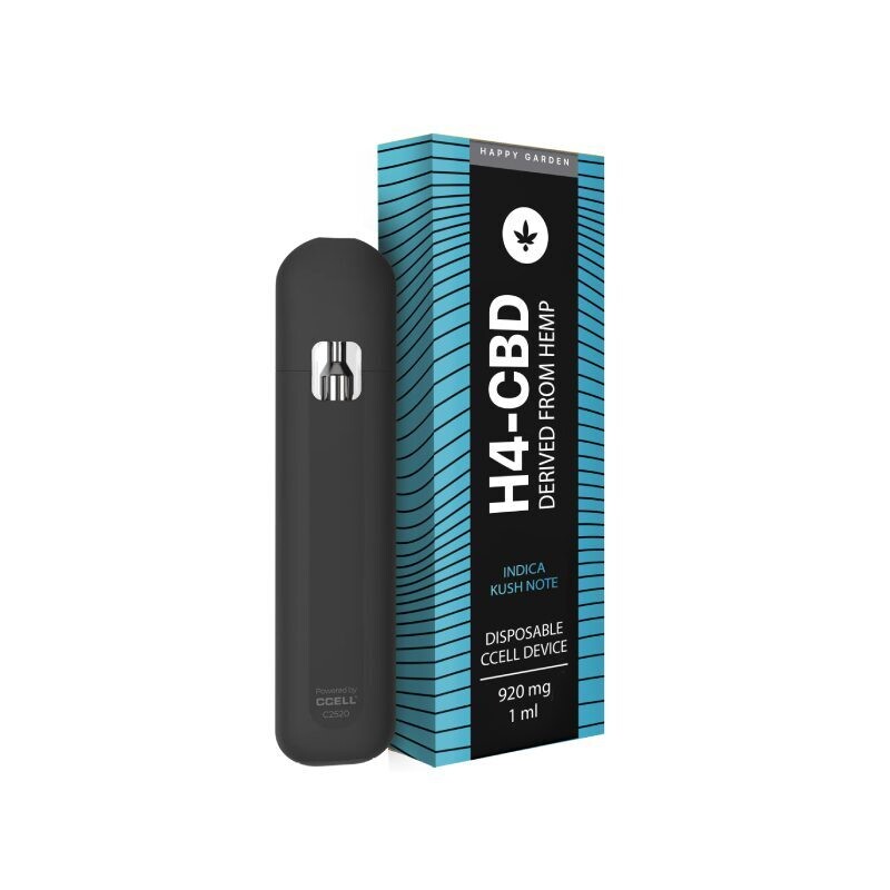 H4CBD Vaporizador Desechable 1ML -
KUSH NOTE - Indica - 920MG