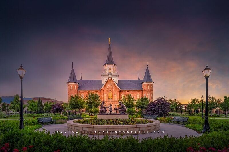 Provo LDS Temple, Utah NZ90557