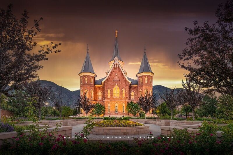 Provo LDS Temple, Utah NZ90524