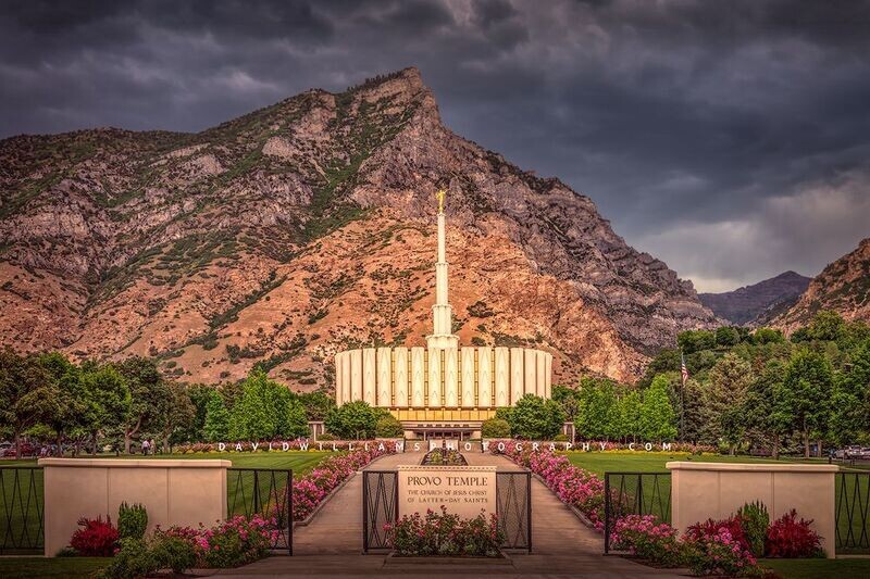 Provo Center LDS Temple, Utah NZ90875