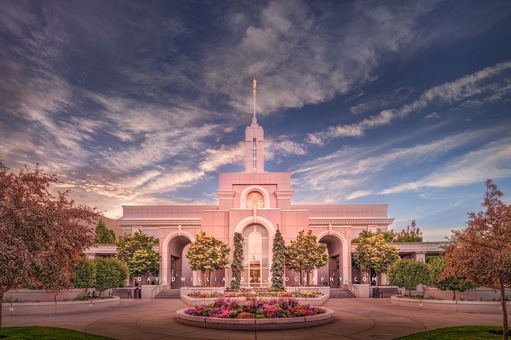 Mt Timpanogos LDS Temple, American Fork, Utah NZ91385