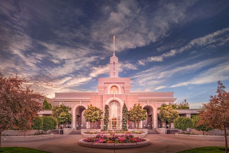 Mt Timpanogos LDS Temple, American Fork, Utah NZ91385
