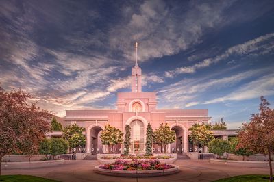 Mt Timpanogos LDS Temple, American Fork, Utah NZ91385