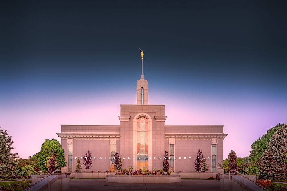 Mt Timpanogos LDS Temple, American Fork, Utah, NZ91025