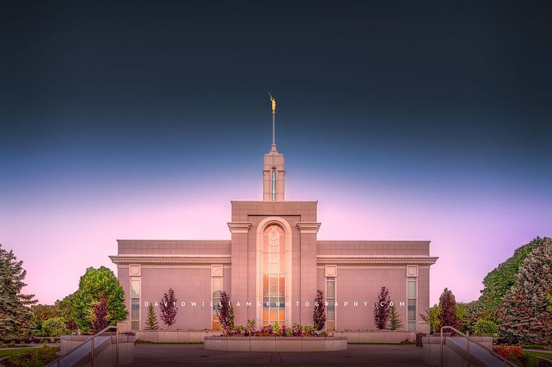 Mt Timpanogos LDS Temple, American Fork, Utah, NZ91025