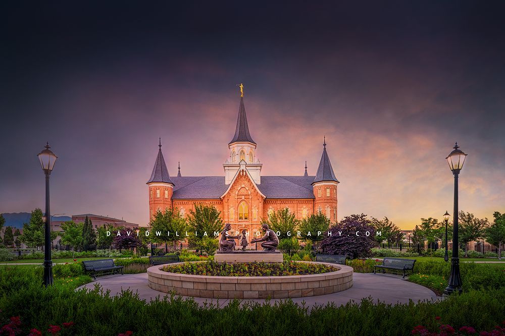 Provo LDS Temple, Utah NZ90557