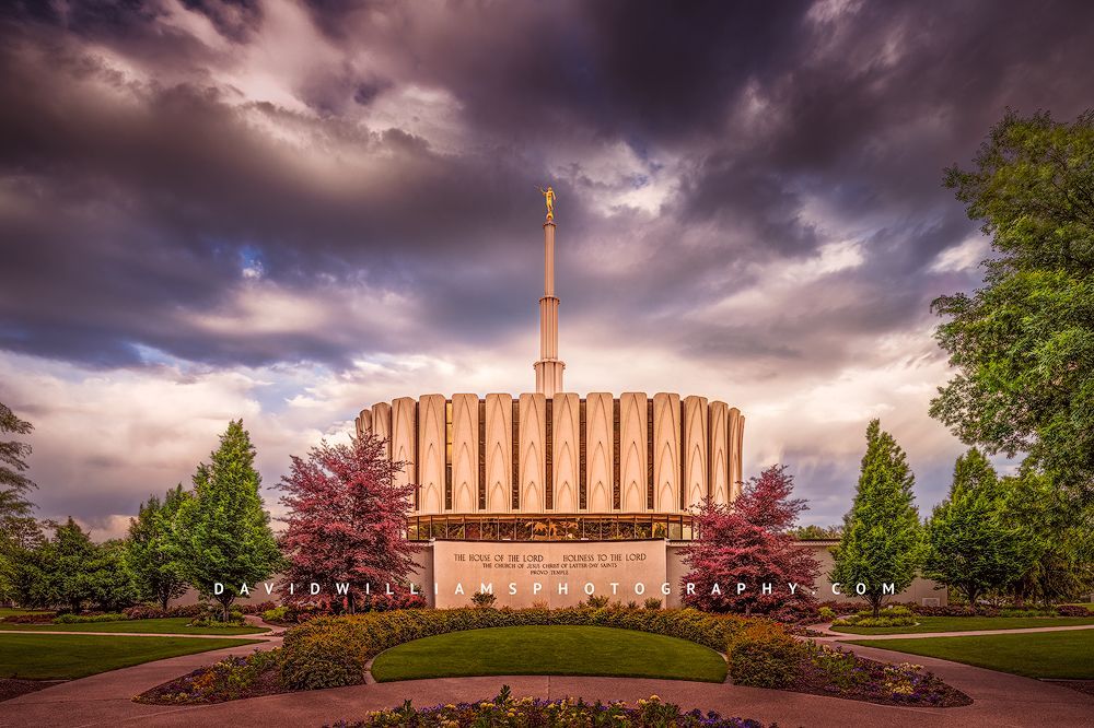 Provo LDS Temple, Utah NZ90731