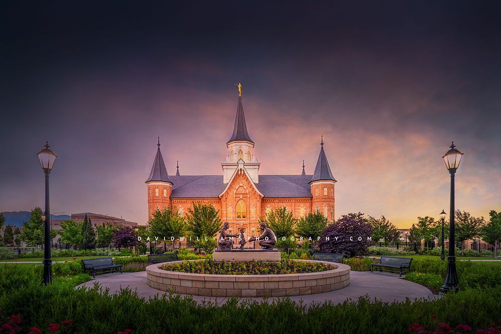 Provo LDS Temple, Utah NZ90557