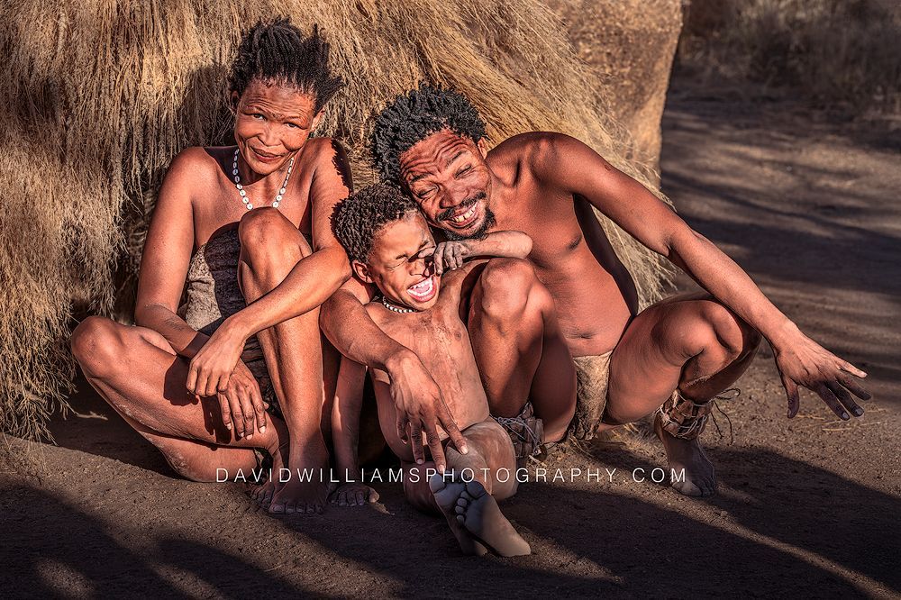 Namibia San Tribe Family 2582393