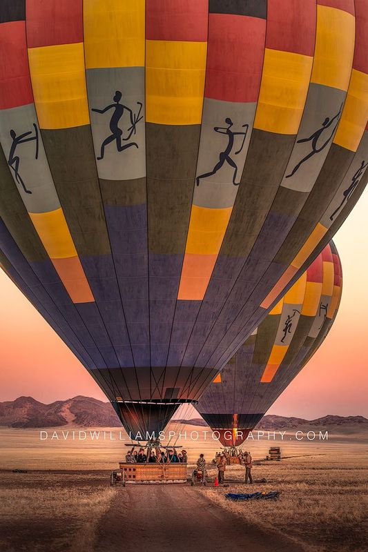 Sunrise Ballon Flight Namibia 0Z83383 Sunrise Ballon Flight Namibia 0Z83383