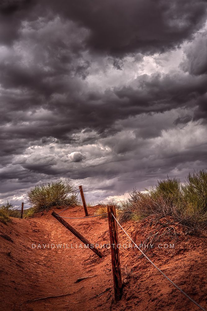 Moab Utah Broken Fence NZ91673