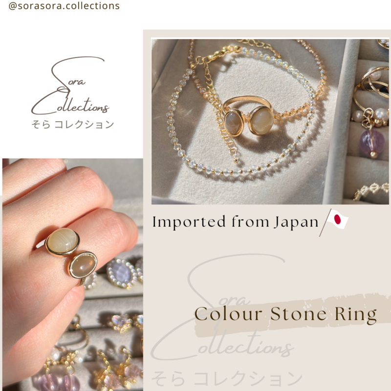 [Restock] Color Stone Ring