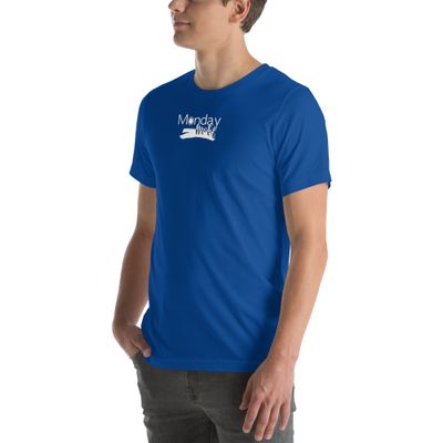 Monday Motif - Monday T-Shirt in Red, Blue, or Turquoise