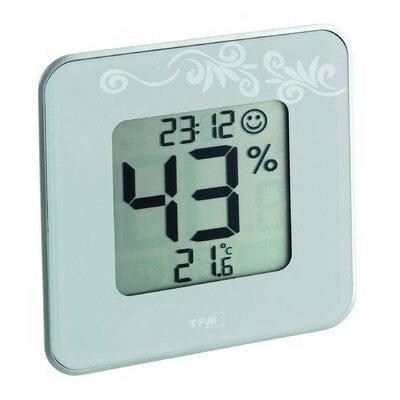Elektronisches Hygro-/Thermometer Style mit Min.-/Max.-Speicher und Uhr