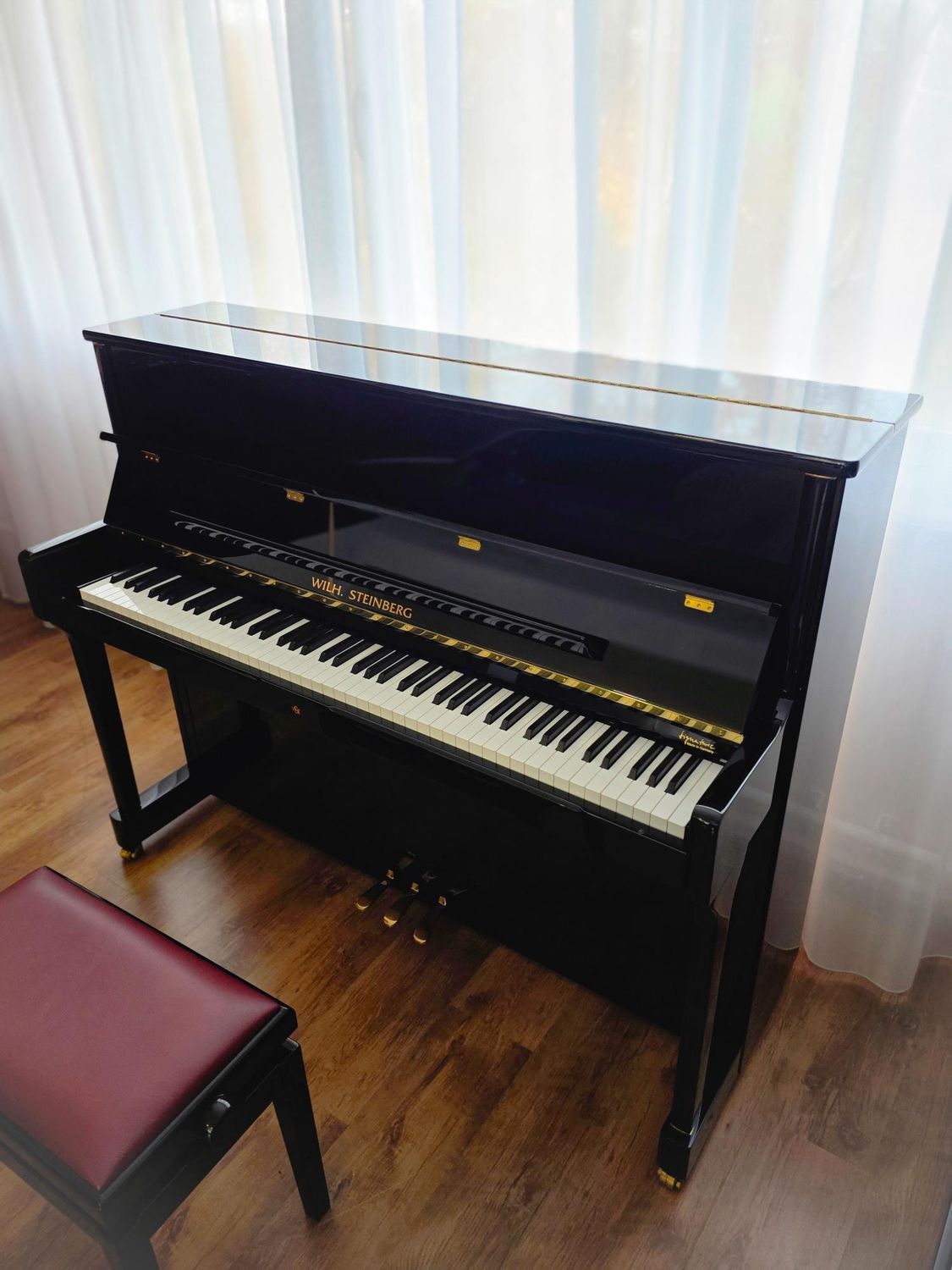 Klavier Wilh. Steinberg S 117, deutsche Manufaktur-Qualität Klavier Wilh. Steinberg S 117, deutsche Manufaktur-Qualität