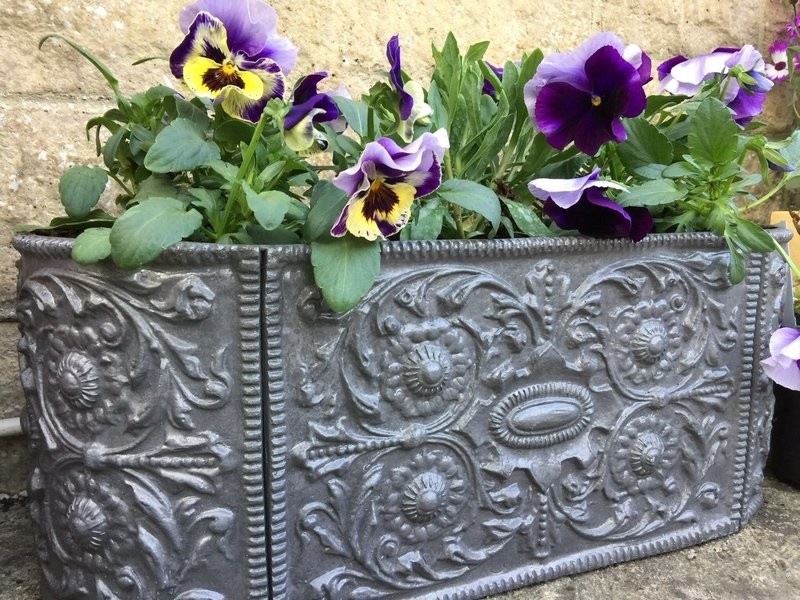 Lead planter - Victorian Oblong