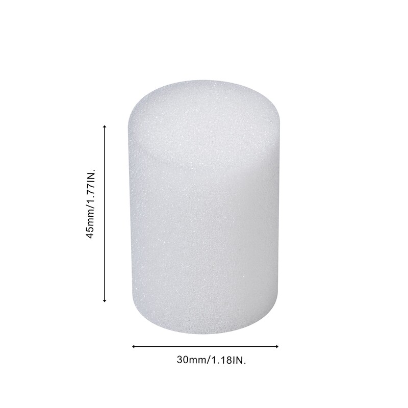 DrosoKING® Drosophila Closures for Narrow Vials, Densest Foam, 30*45mm, 100/Bag, 10 Bags/Case