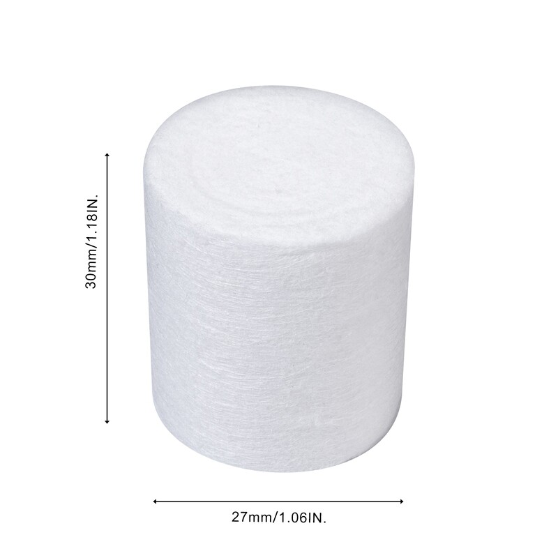 DrosoKING® Drosophila Closures for Wide Vials, Degreasing Fiber, 27*30mm, 100/Bag, 10 Bags/Case
