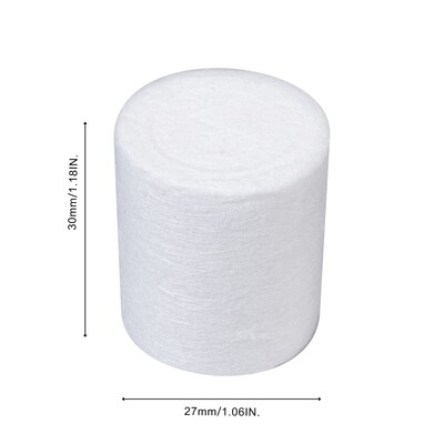DrosoKING® Drosophila Closures for Wide Vials, Degreasing Fiber, 27*30mm, 100/Bag, 10 Bags/Case