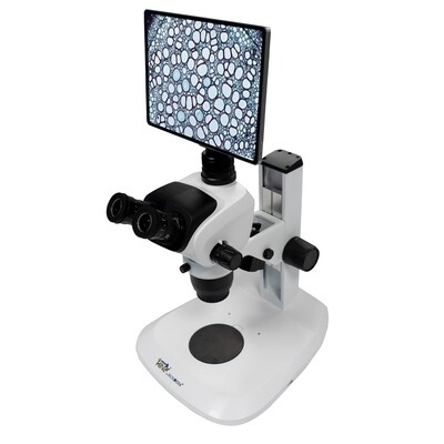 Trinocular Microscope, Eyepiece 10X/23mm, With Four-zone Control Ring, 1 Piece/Case
