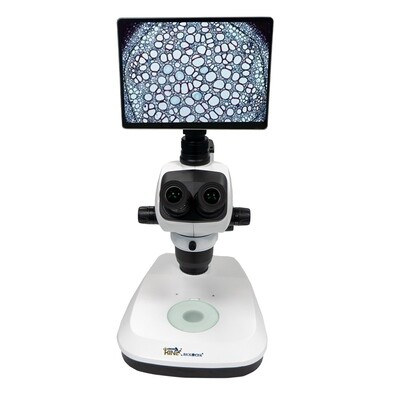 Trinocular Microscope, Eyepiece 10X/23mm(adjustable viewing), With 10.5 inch Android smart all-in-one, 1 Piece/Case