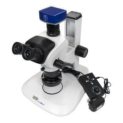 Trinocular Microscope, Eyepiece 10X/23mm(adjustable viewing), With intelligent measuring camera, 1 Piece/Case