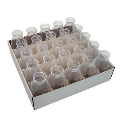 DrosoKING® Drosophila Round Bottom Bottles Combo, 8oz (227ml) , 25 Bottles/Tray, 4 Trays/Case