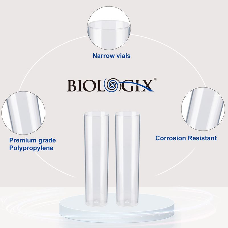 DrosoKING® Drosophila Vials Combo, Material: PP (vials), 100 Vials/Tray, 5 Trays/Case