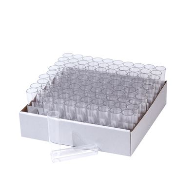 DrosoKING® Drosophila Vials Combo, Material: PP (vials), 100 Vials/Tray, 5 Trays/Case