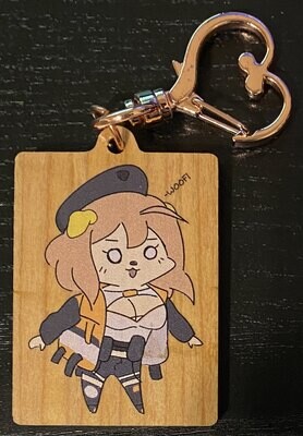 Double-Sided NIKKE Anis Wood Charm