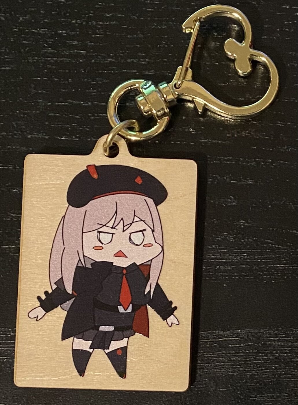 Double-Sided NIKKE Rapi Wood Charm