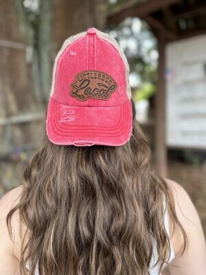 Ladies Littlerock Local Watermelon Ponytail Hat