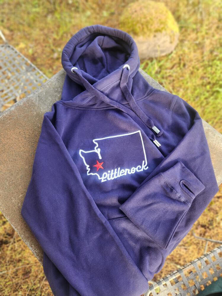 Littlerock WA State Red, White &amp; Blue Hoodie