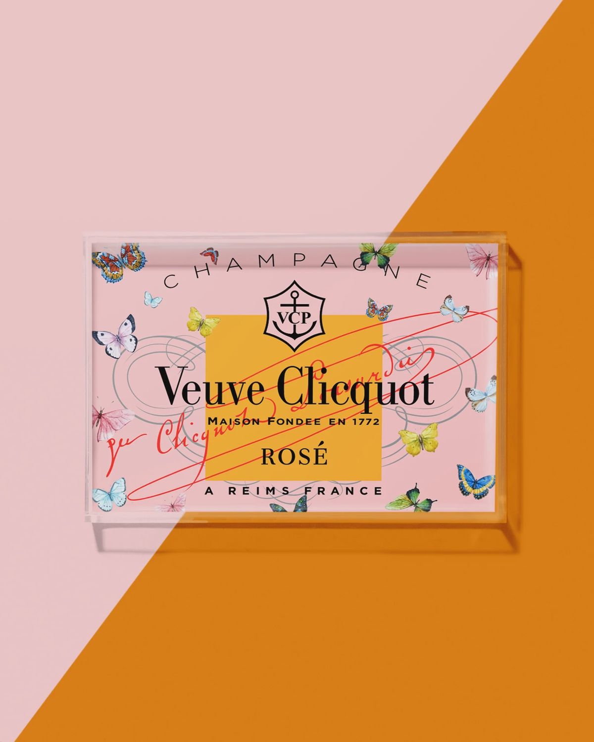 Rose Butterfly Tray