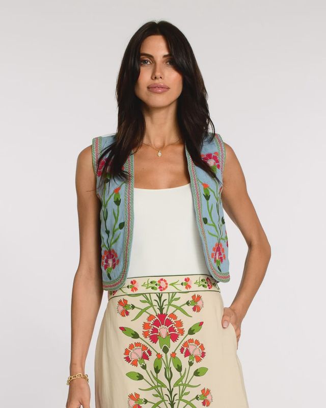 Kit Vest - Indian Flower