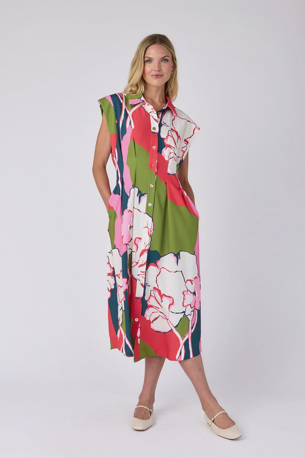 Quincey Dress - Artistic Garden