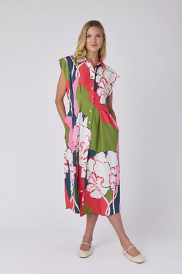 Quincey Dress - Artistic Garden