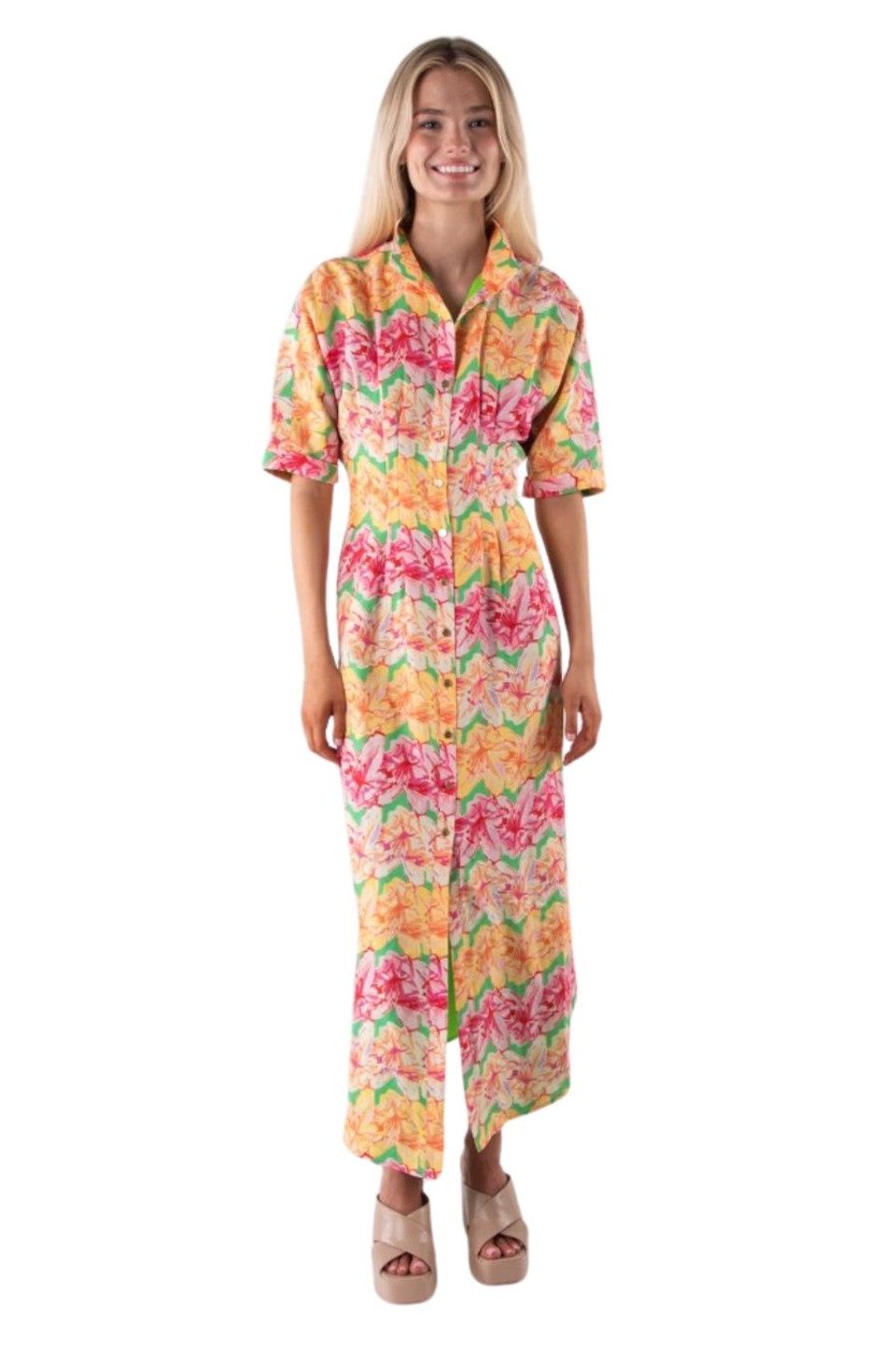 Georgia Dress - Azalea