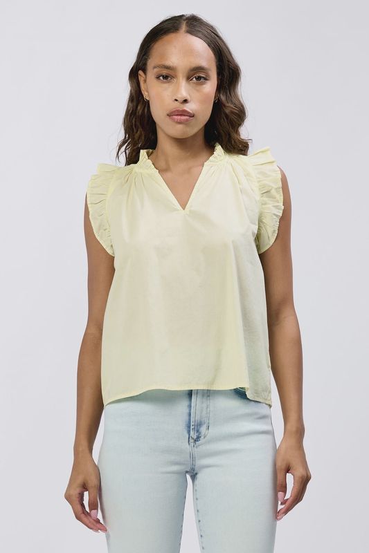Puja - Pale Lime Yellow