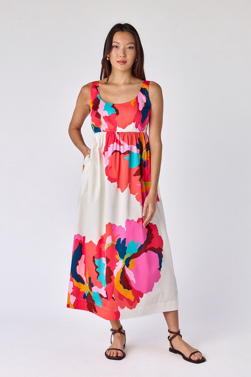 Callie Dress Bold Bloom