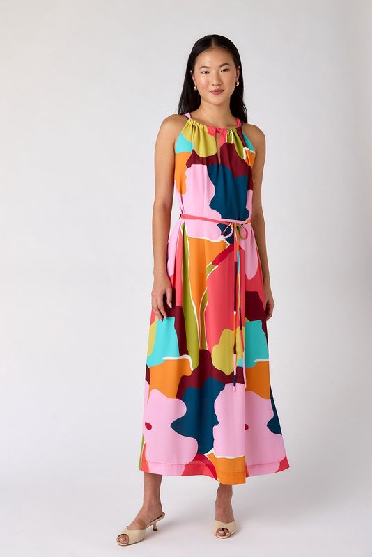 Julie Dress Block Poppy