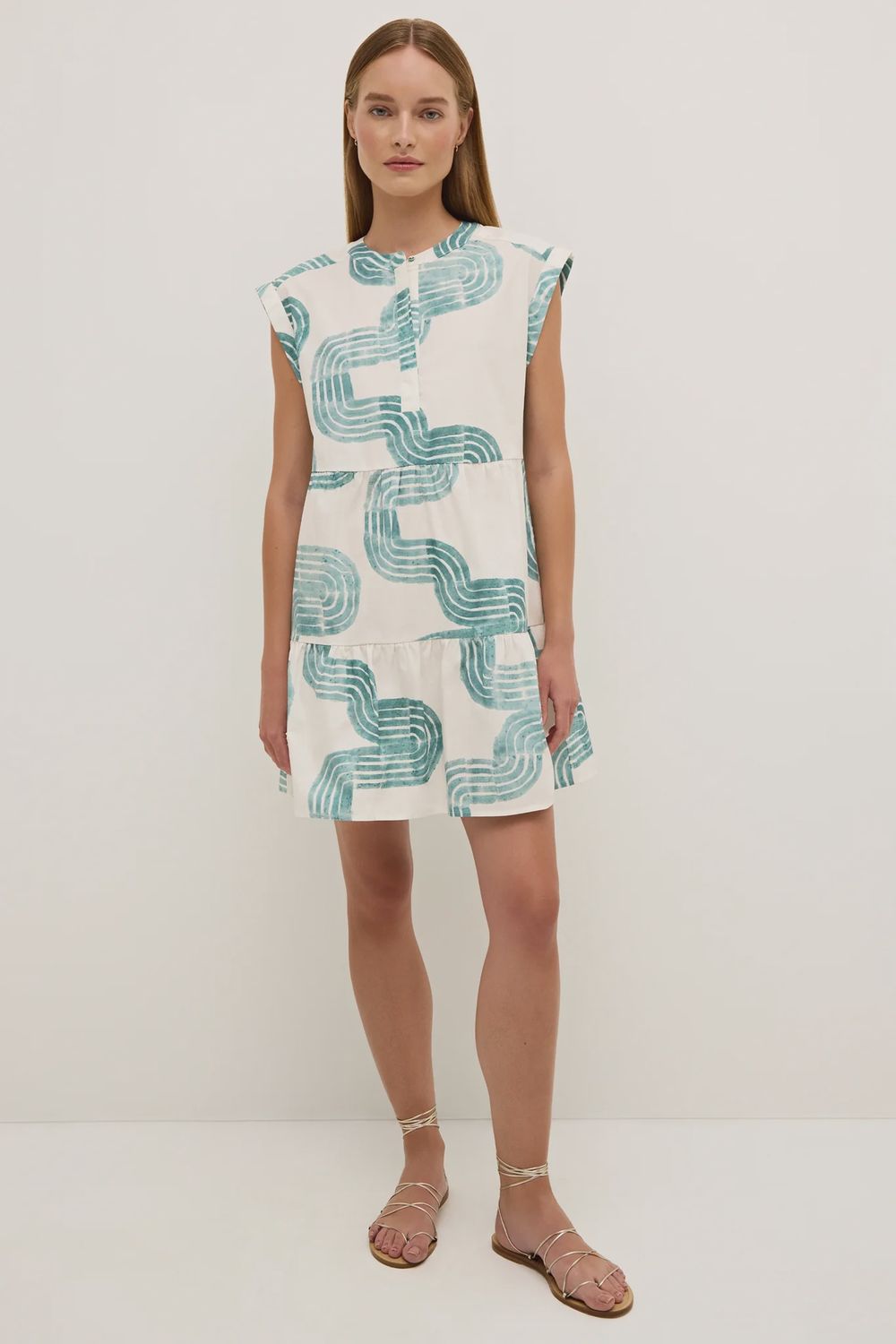 Lachlan Dress in Nile
