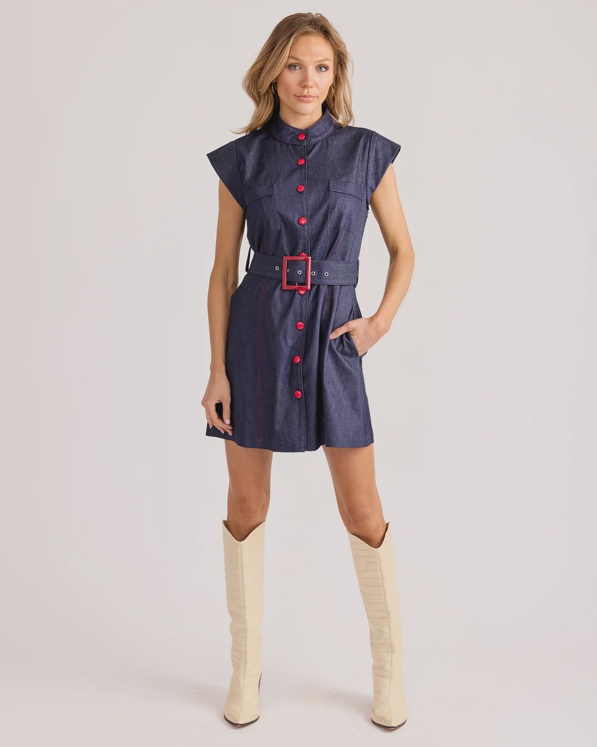 Suzie Dress Ink Blue