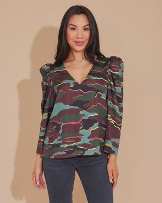 Finley Top - Neon Camo