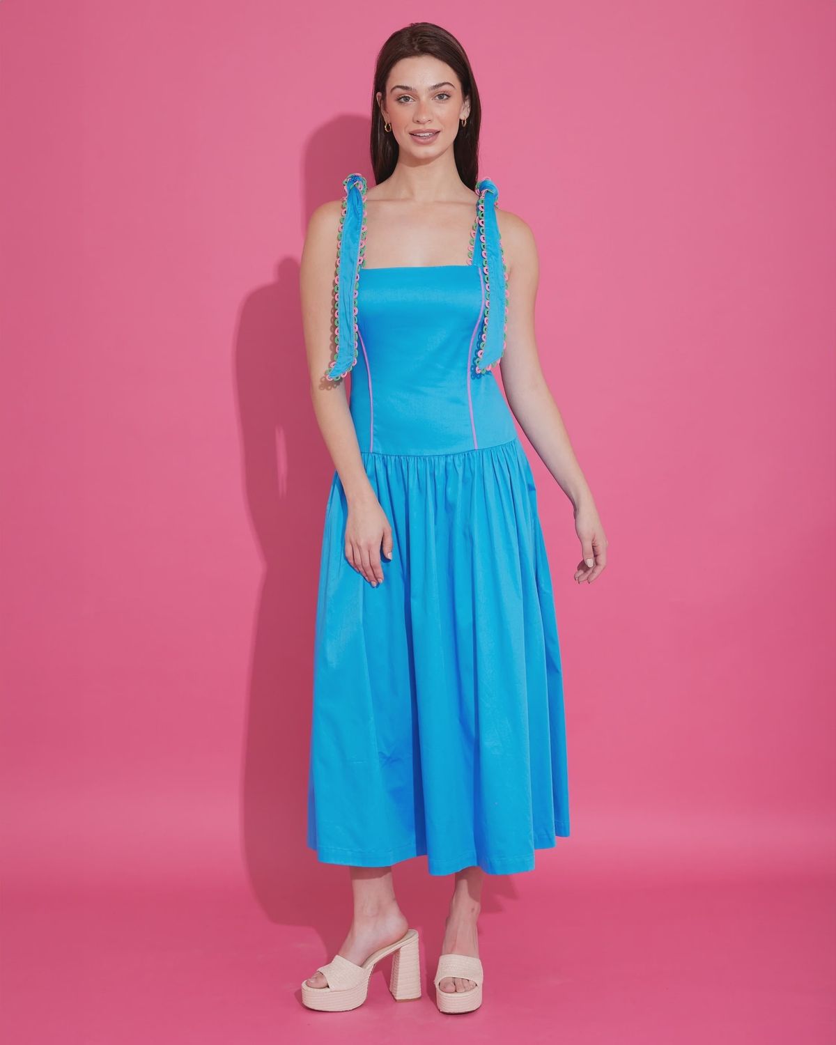 Anna Kate Dress Riveria Blue
