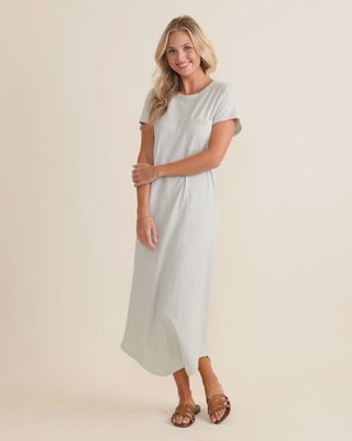 Delray Dress in Sea Grass