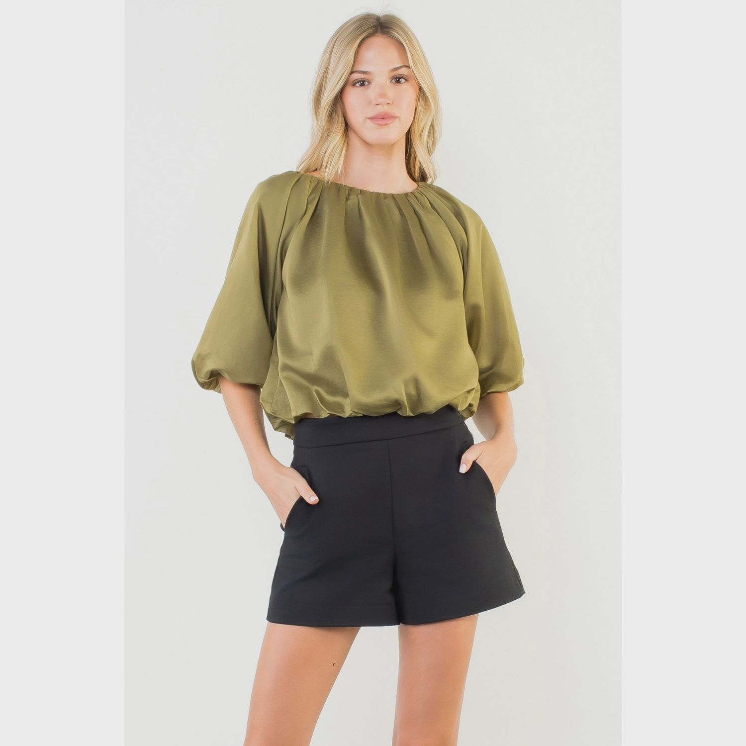 Short Sleeve Flowy Top
